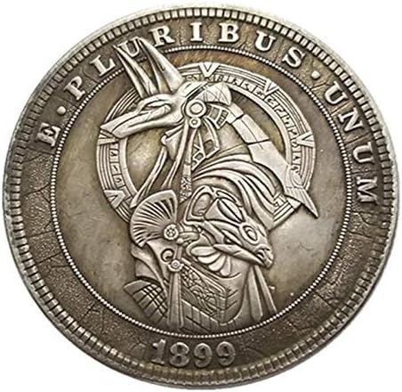 Блуждающая Монета американски Морган 1899 Рядка сребърно покритие Монета Приятели на Семейството Колекционери