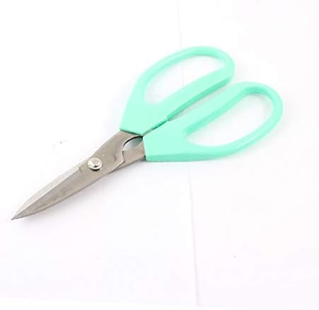 Нов Lon0167 Светло тюркоазено Със зелена Пластмасова дръжка надеждна ефективността на Шевни ножици за шиене Одеяла с дължина 7,7 инча (id: d26 24 cb 36d)
