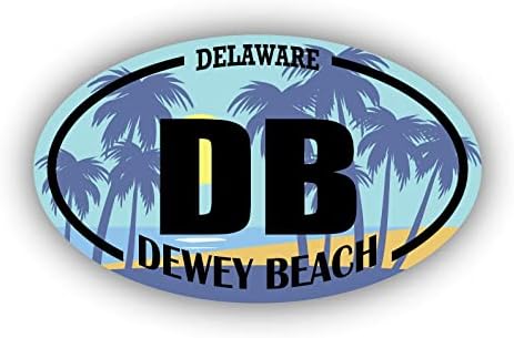 DB Dewey Beach, Делауеър | Етикети на забележителностите на плажа | Океан, Море, Езеро, Пясък, Сърф, каяк |