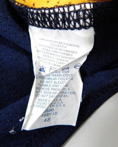 2014-15 Хюстън Астрос Пол Рунге 2 Използвана В играта тъмно синя Риза 48 DP25562 - Използваните в играта тениски