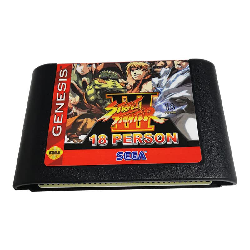 STREET FIGHTER III На 18 ДУШИ-Игри Касета - Електронни игри 16-Битова игрална карта MD за версии PAL и NTSC