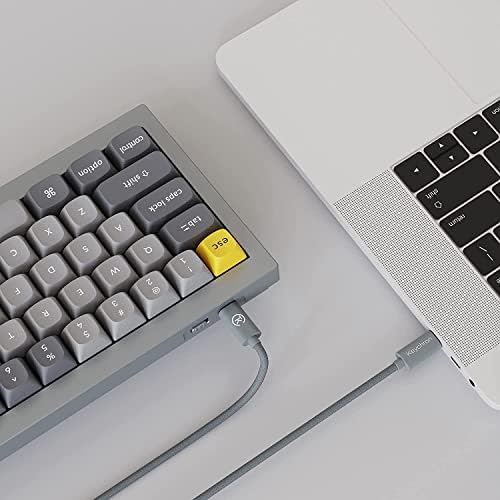 Ключодържател Q2 QMK/Версия с механична жични клавиатура, с възможност за гореща замяна 65% Макро, Адаптивни