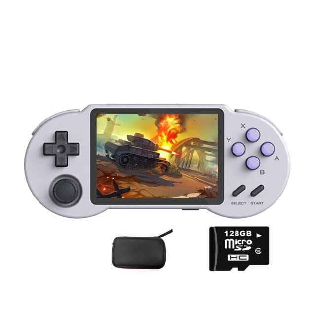 Актуализация на ретро игри Pocketgo S30 10000 Игри за PSP/PS1/DC/MD/Mame 128 GB Ретро 3,5-Инчов IPS Екран Портативна