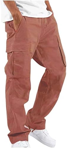 Мъжки ежедневни панталони-карго с кулиской работно облекло, панталони туристически панталони с много джобове