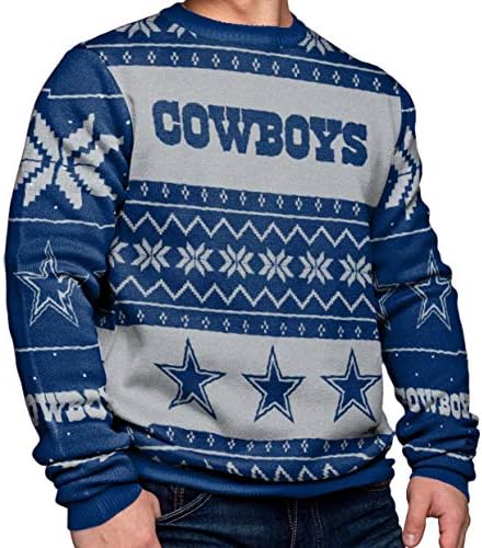 Мъжки пуловер NFL Dallas Cowboys 2019 Грозен, Команден Цветове, Голям размер