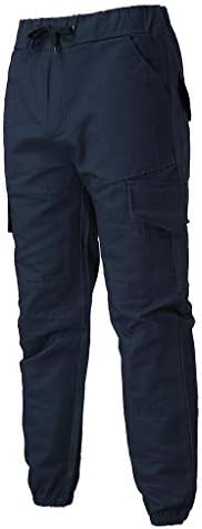 Мъжки панталони-карго с дълъг ръкав Fit случайни дантела Бегач участък Кепър Колоездене, туризъм голфигрище пратката работни панталони 2023