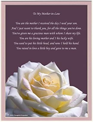 Подарък закон с Стихотворением Благодаря на моя съпруг. Снимка рози, 8х10, двойна Матирана. Подарък за тъща
