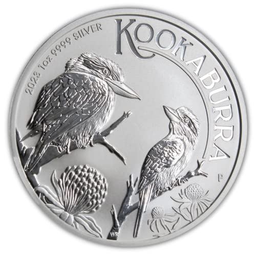 2023 р Австралийската Сребърна монета Кукабурра с тегло 1 унция, Брилянт, без лечение (в капсули), със сертификат