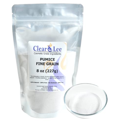 Козметична пемза ClearLee - чисто органично зърно / пудра на Прах - чудесно за ексфолиране на кожата в