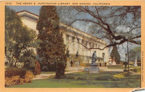 Пощенска картичка от Сан Марино, Калифорния