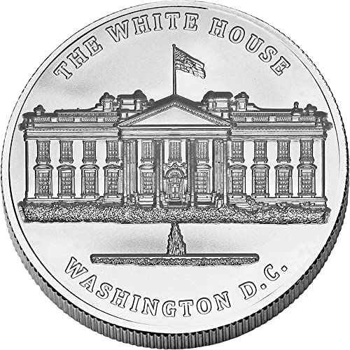 2022 DE Модерна Възпоменателна монета PowerCoin на Белия дом 1 Унция Сребърна монета 2$ Фиджи 2022 BU Брилянт