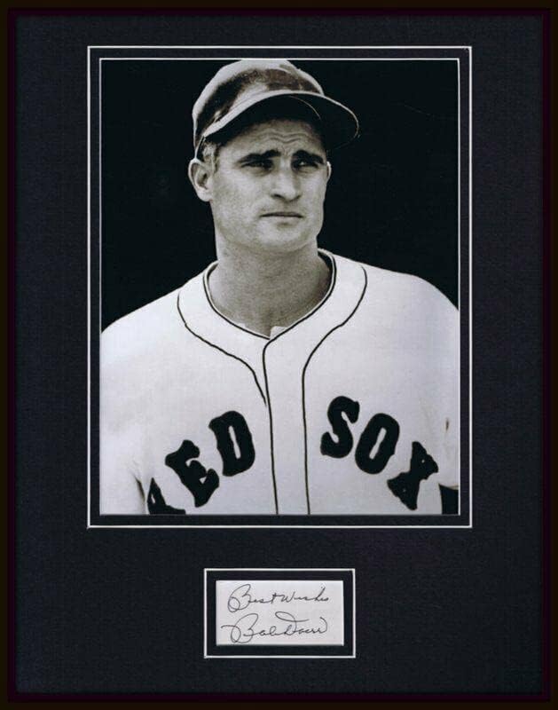Дисплей за снимки с автограф на Боби Доерра в Рамка с Размер 11x14 см JSA Red Sox - Снимки на MLB с автограф