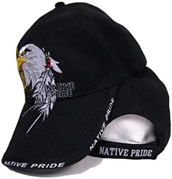 Пассатные Ветрове Индейский Орел Индианска гордост Сянка Черна бейзболна шапка Шапка (RAM)