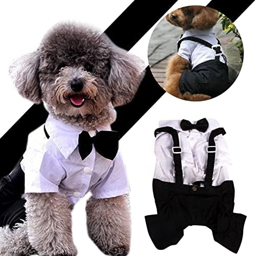 Пуловери за кучета за малки Кучета, Вратовръзка за кучета, Сватбен Костюм, Облекло за Кучета, Аксесоари за Облекла
