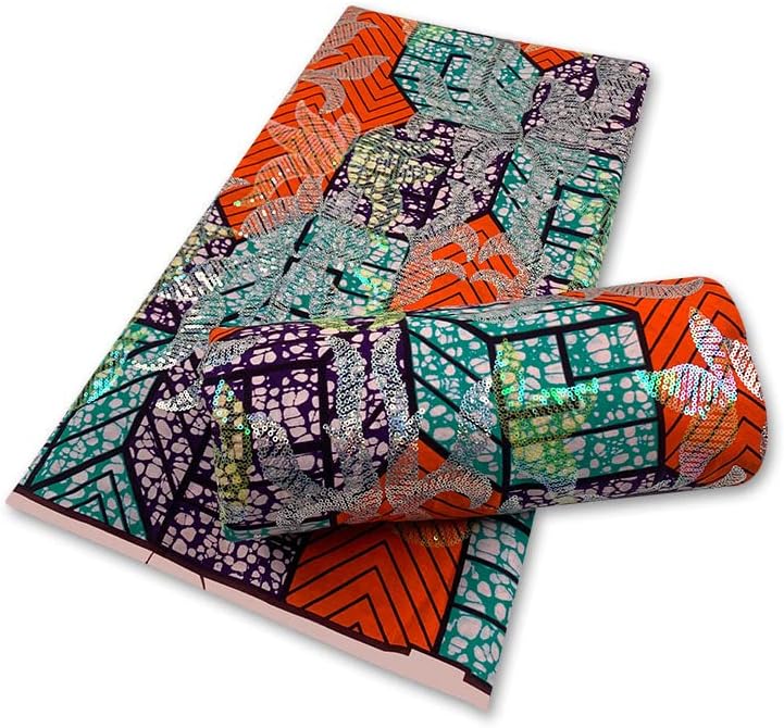 AMIBRIC Проекти Африкански Пайети Бродерия Восъчни Тъкан Нигерийски Печатни Материали на Анкара 6 Ярда Шевни