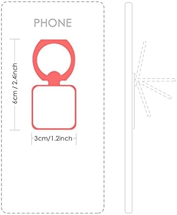 Origa Геометрична Форма На Четвъртит Пръстен За Мобилен Телефон Поставка Притежателя Скоба Универсална Подкрепа За Подарък