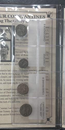 4. Римски бронзови монети на император Константин 3 век Н.хр.