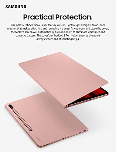 SAMSUNG Electronics Galaxy Tab S7 + Корица-награда (Мистична бронз), кафяв