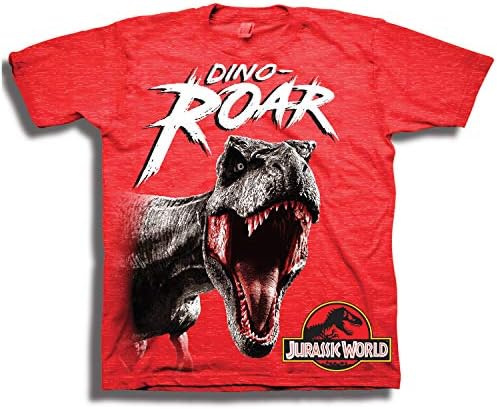 Тениска с къс ръкав Динозавър-Рев за деца от Джурасик Парк за момчета