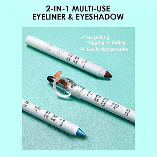 Пръчка за сенки ZITIANY Glitter Eyeshadow Stick - 10 Проблясващи Цветни сенки Smokey Eye Изглеждат Водоустойчиви, Устойчиви, Быстросохнущими - Моливи за оцветяване One Size