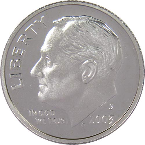 2003 ' S Roosevelt Dime Choice Proof 90% От Сребърни Монети на САЩ 10в са подбрани