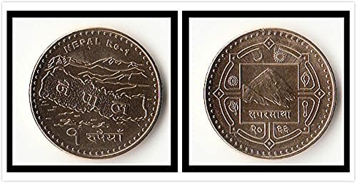 Азия Непал 1 Рупия Случайни Чуждестранни Монети Събиране на монети