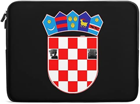 Национална Емблема на Хърватия Калъф За Лаптоп Защитен Калъф За Лаптоп Чанта Портфейл Калъф за Носене за Мъже, Жени, 13 инча