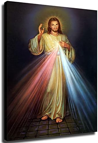 Исус Христос е Божественото Милосърдие Художествен Плакат на Платно и Стенни Художествена Картина С Принтом