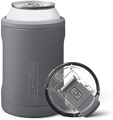 Охладител кутии BrüMate Hopsulator DUO 2-в-1 с изолация за кутии от по 12 грама + Запечатани чаша с капак