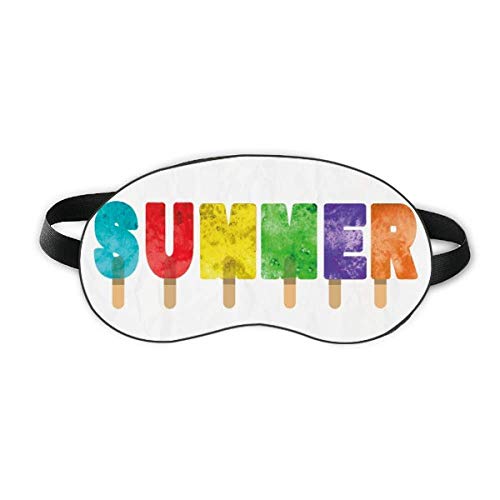 Лятото на Английската Дума Popsicles Сладолед Sleep Eye Shield Мека Нощна Превръзка На очите Сянка на Кутията