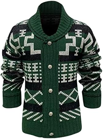 ADSSDQ Мъжки Палта, Зимни Кънки, Плюс Размерът на Палтото е С Дълъг Ръкав, Мъжки Ежедневни Блузи Пуловер с цип