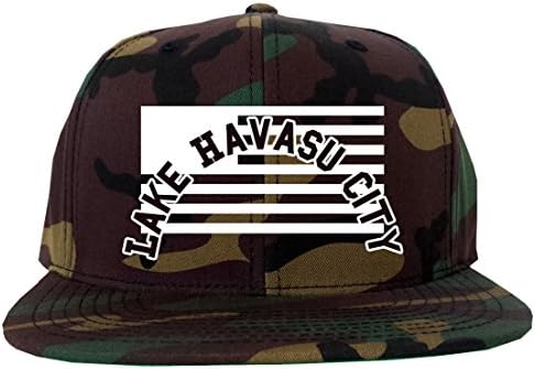 Град Lake Havasu City с Флага на Съединените Щати, бейзболна шапка-Шапка