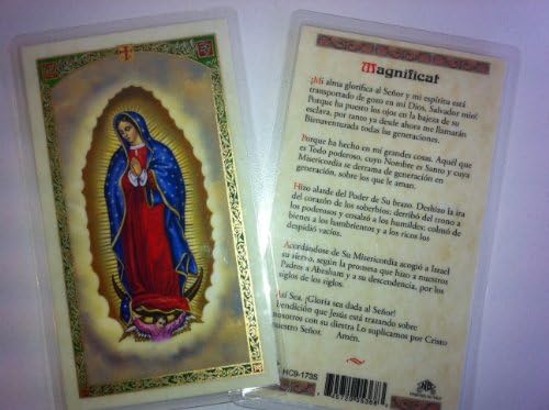 Светиите молитвени картички Магнификату на испански