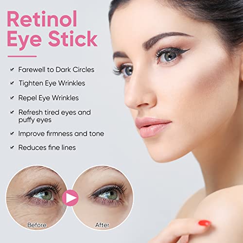 Крем-стик с ретинол за очи против Стареене ретиноловый крем-стик за очи от тъмните кръгове и подпухналостта,