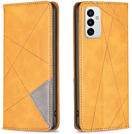 Чанта-портфейл за Samsung Galaxy M23 5G, една чанта-портфейл от изкуствена кожа с шарени ZXL, флип-надолу капак
