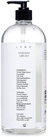 Лични лубрикант Lynx на водна основа - 34 Течни унции (опаковка от 2 броя)