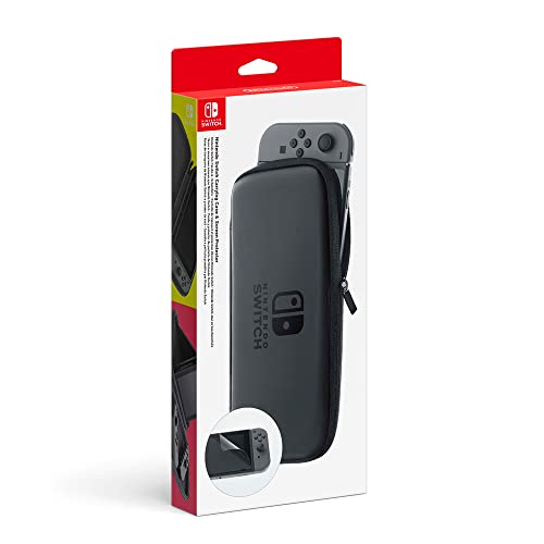 Комплект аксесоари за Nintendo Switch - Калъф за носене + Защитно фолио за екрана