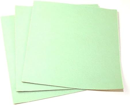Лепкава задната част на самозалепващи акрилна филцови тъкани 12 Квадрат мятно-зелен - лист