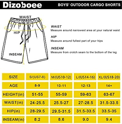 Къси панталони-Карго за момчета Dizoboee, Младежки къси Панталони за Туризъм на Открито, Детски Спортни къси