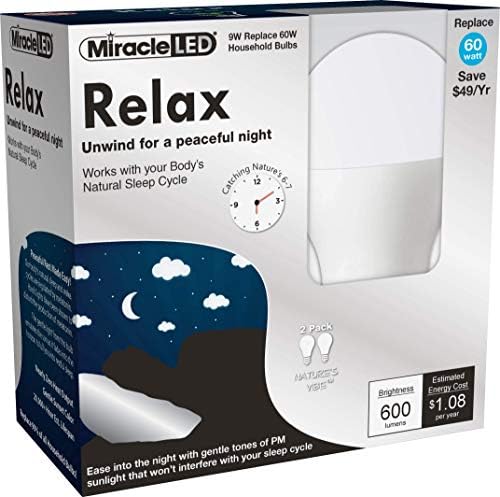 Led лампа Miracle LED Nature's Vibe Relax Sweet Dreams Nighttime (604225), Комплект от 4 лампи