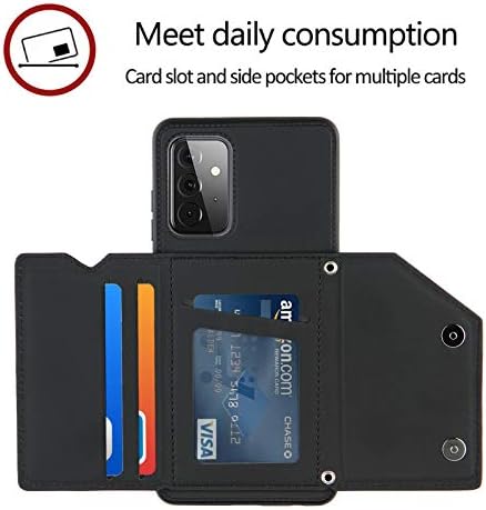 Чанта-портфейл Jorisa за Samsung Galaxy A02S, Тънък, Лек Калъф-награда от изкуствена кожа с панти капак-поставка
