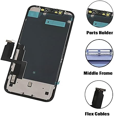 Fixerman за iPhone XR Подмяна на екрана 6,1 инча, LCD сензорен дисплей, Дигитайзер в събирането на средства за ремонт, съвместимо с модели A1984, A2105, A2106, A2108