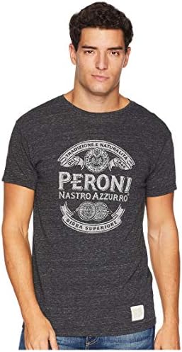 Оригинален ретро-брандираната мъжка тениска Peroni с къс ръкав Vintage Tri-Blend Tee