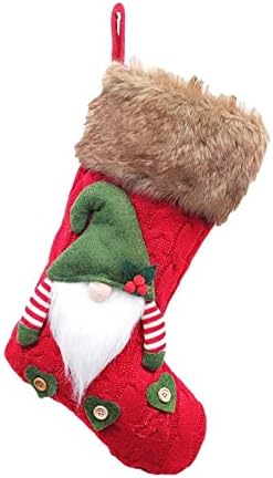 Дефлабораторные Чорапи, Коледни чорапи, Големи Безлични Чорапи, Украса за Коледната елха, Декоративни висулки, Детски подаръчни пакети. Коледни чорапи (Размер: A)