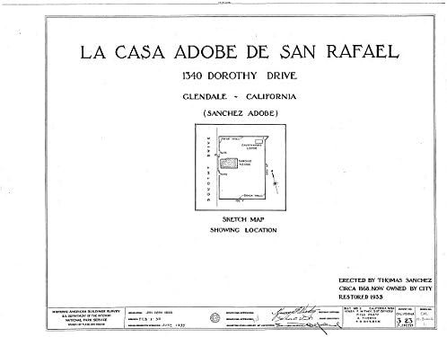 Исторически находки Снимка: Casa Adobe de San Rafael,1340 Дороти Drive, Глендейл, окръг Лос Анджелис, Калифорния, 5