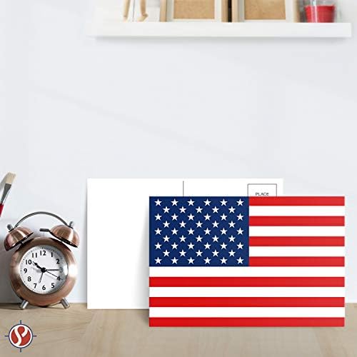4 x 6 Е Пощенска картичка САЩ, Патриотични Картички с флага на сащ, на 4 юли – Пликове не се нуждаят от | 80