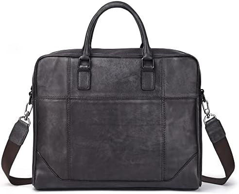 CXDTBH Мъжки чанти на Пощальона, Мъжка чанта-портфейл, по-Голямата Голям чанта за компютър, Ръчно рисувани (Цвят: