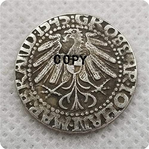 Полша: Копирна Монета Брутната 1545 - Johan Възпоменателни Монети Копирна Спомен Новост Монета, Монета За Подарък