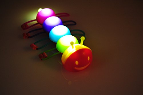 Прогулочный лампа Buggy Brites Caterpillar Activity Safety Light за детски колички, раници и много Други