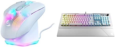 ROCCAT Коне XP Air – Безжична Адаптивни Ергономична детска мишката RGB подсветка AIMO RGB, 4D скрол Колело –